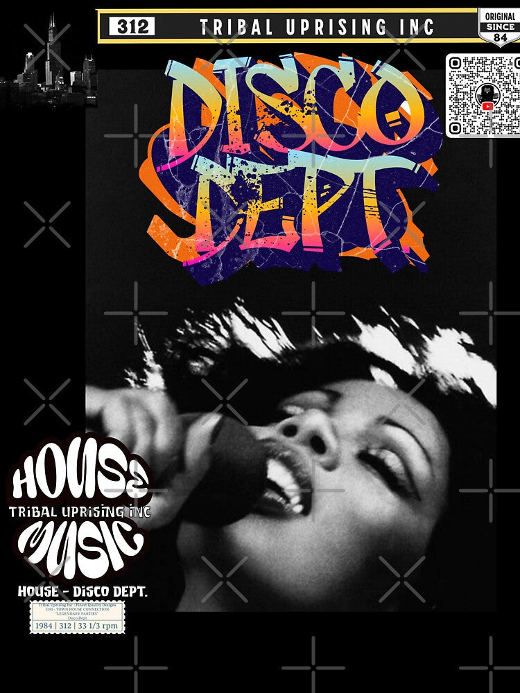 Tribal Uprising Inc.- Disco Dept. Cover : Disco Summer by Tribal Uprising Inc Unisex , , , Long Sleeve Tee