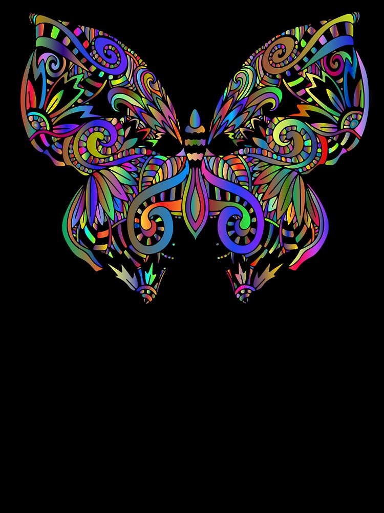 Graffiti Butterfly by NicMacTees Unisex , , , Long Sleeve Tee