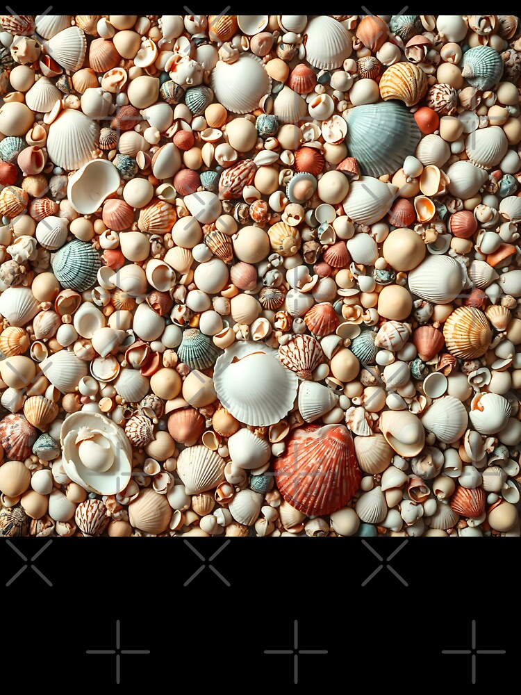 Shells 1 by HebaRK Studio Unisex , , , Long Sleeve Tee