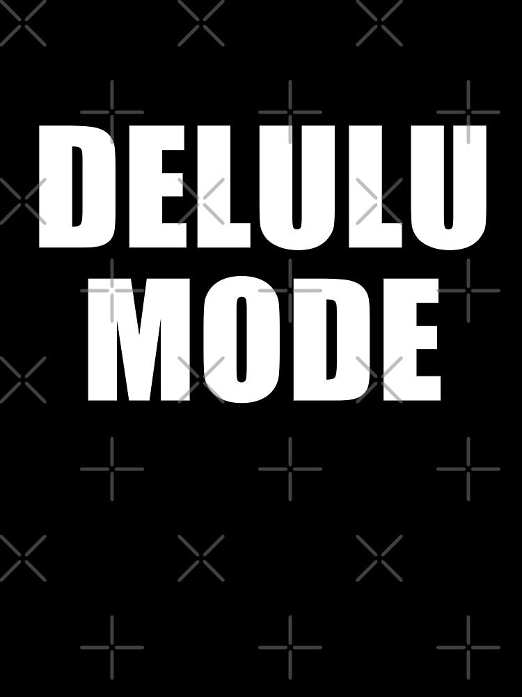 Delulu Mode, cool saying by deluxus Unisex , , , Long Sleeve Tee