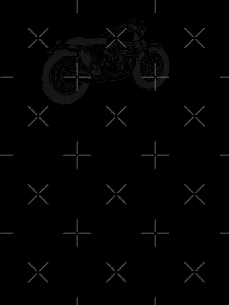Motorbikes custom moto minimalist design by Tropical Blood Unisex , , , Long Sleeve Tee