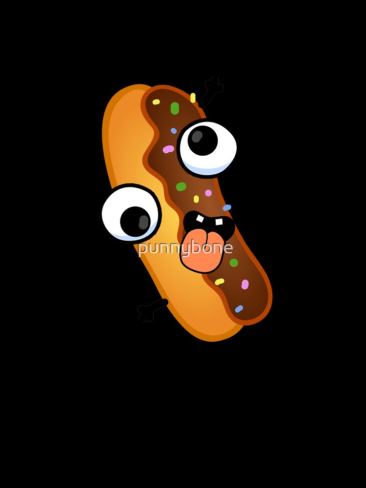 Freak-clair Funny Eclair Pun by punnybone Unisex , , , Long Sleeve Tee