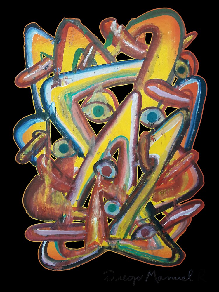 Shapes, eyes and tongues by Diego Manuel Rodriguez