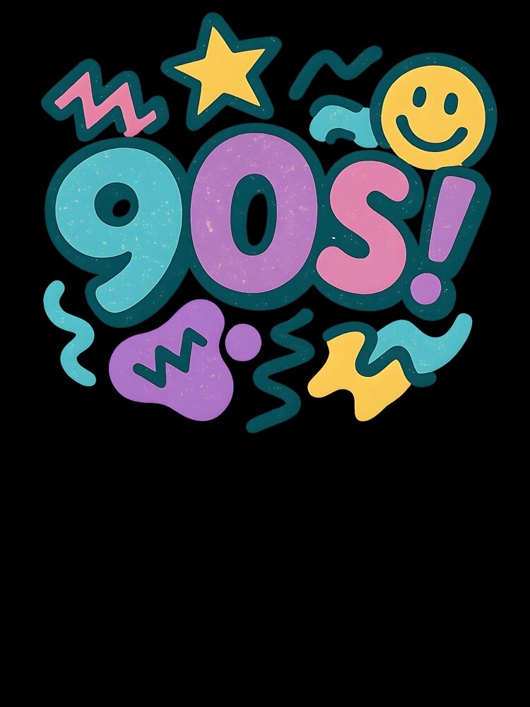Vintage 90’s – Retro Nostalgia Logo by Dax Studio Unisex , , , Long Sleeve Tee