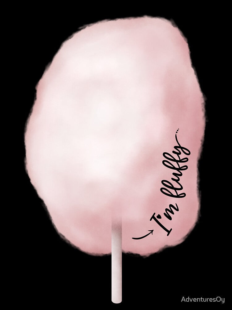 I’m a fluffy pink cotton candy by AdventuresOy Unisex , , , Long Sleeve Tee
