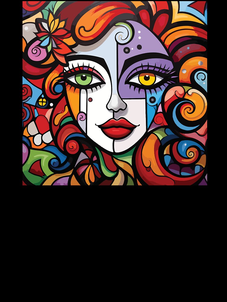 Abstract flower child by Silvered-Wings