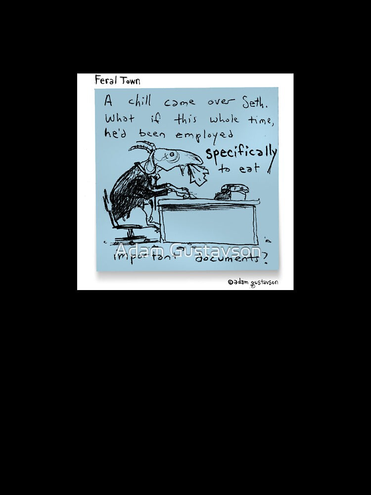Feral Town- Seth by Adam Gustavson Unisex , , , Long Sleeve Tee