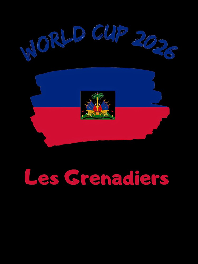 Haiti Football Fan Haitian Soccer Supporter National Team Pride Caribbean 2026 _90544900 by gidget-gadget