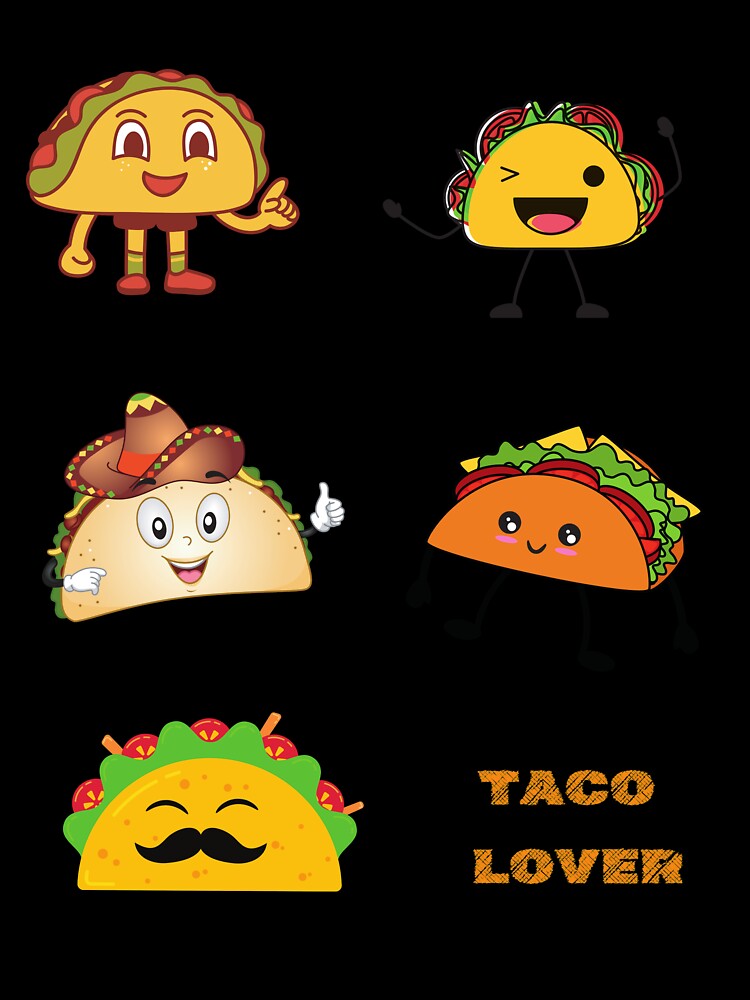 Funny smiling Tacos by kocakashop Unisex , , , Long Sleeve Tee