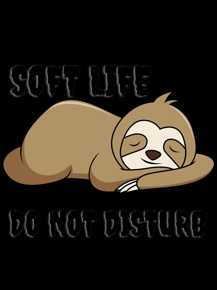 Soft life do not disturb by Qandy Unisex , , , Long Sleeve Tee