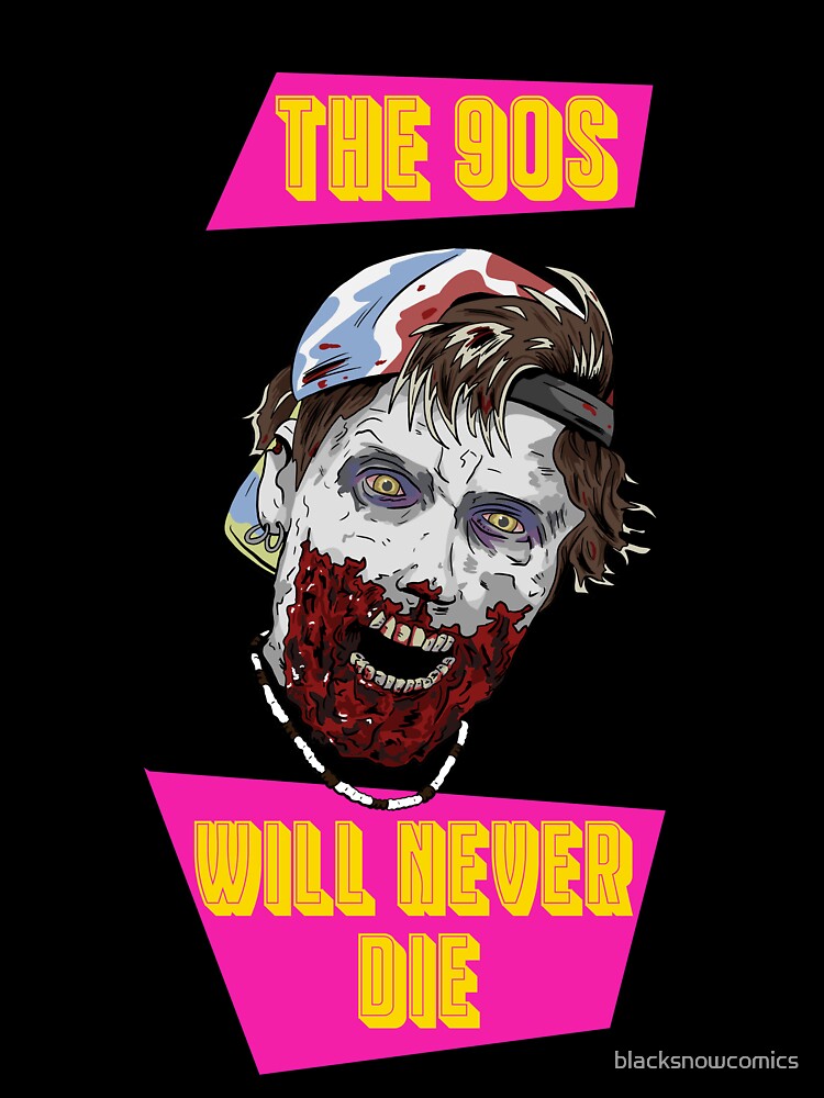 90s Zombie by blacksnowcomics Unisex , , , Long Sleeve Tee