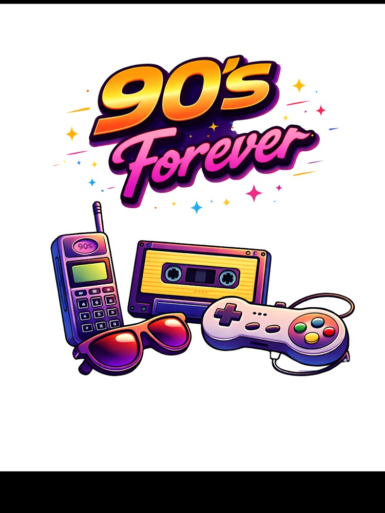 90s forever by MoosElkPL Unisex , , , Long Sleeve Tee