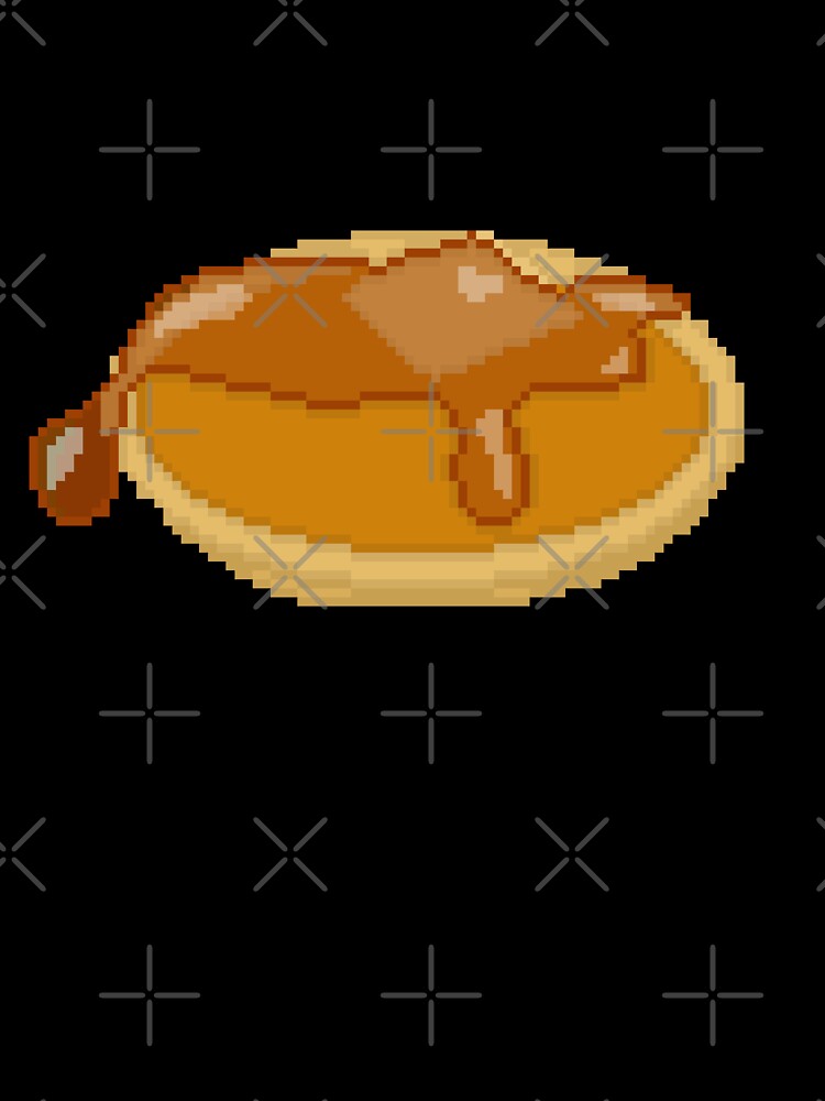 pancake pixel art by friendlyblimp Unisex , , , Long Sleeve Tee
