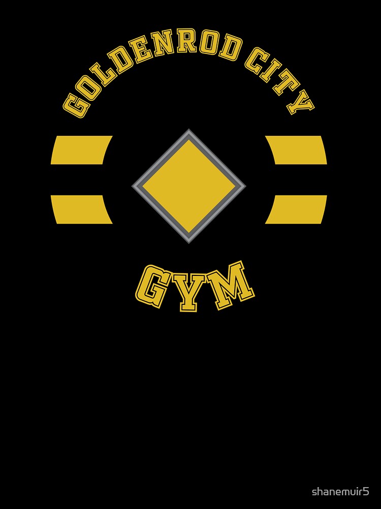 Goldenrod City Gym - Plain Badge by shanemuir5 Unisex , , , Long Sleeve Tee