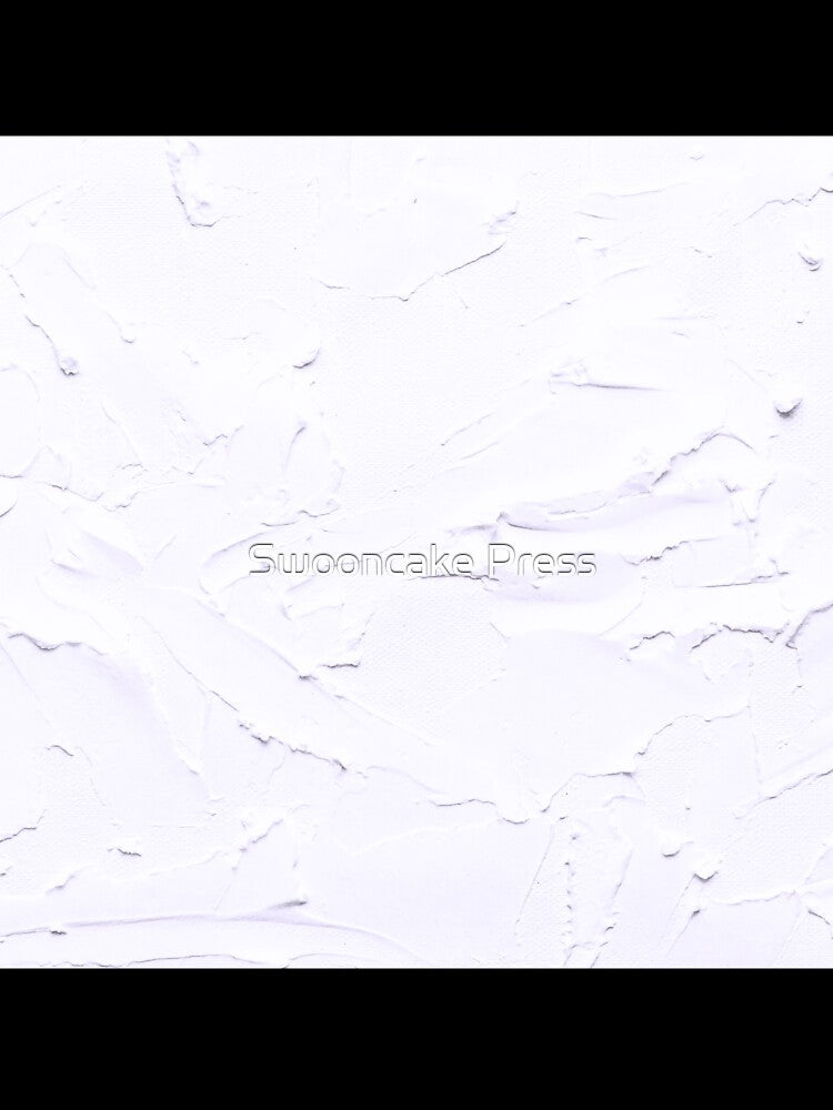 BASIC WHITE PAINT by Swooncake Press Unisex , , , Long Sleeve Tee