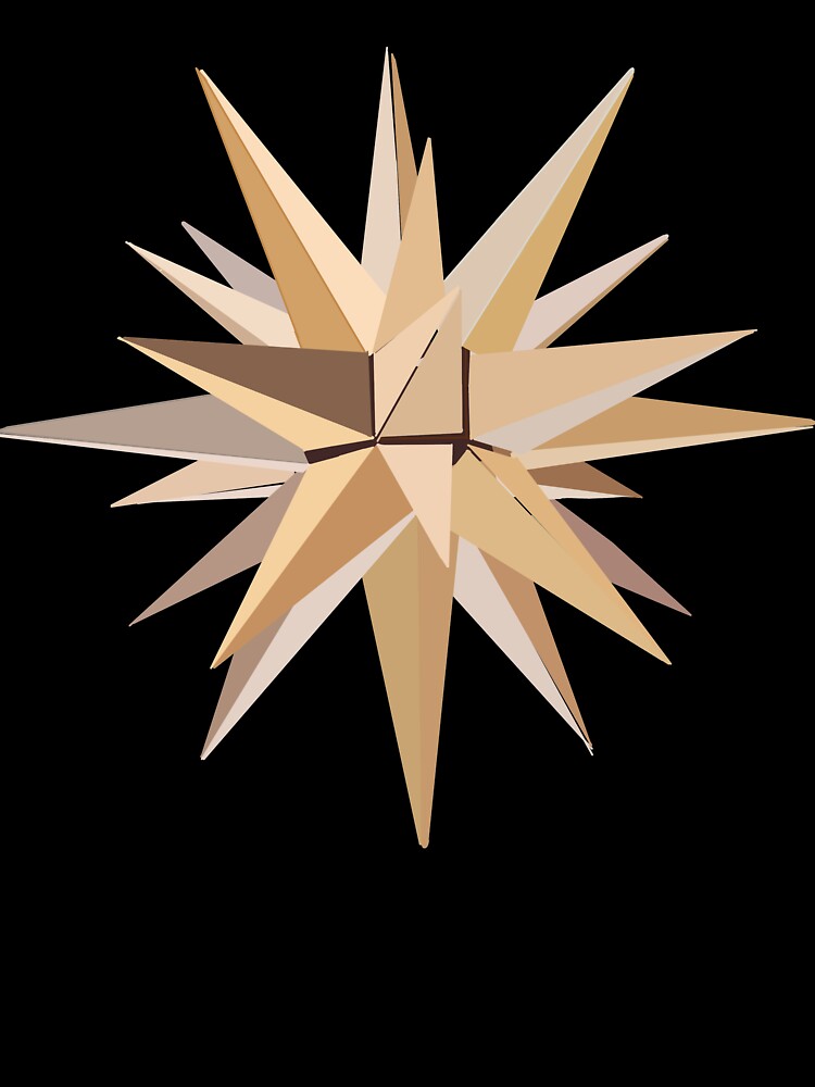 Moravian Star by Nora Sawyer Unisex , , , Long Sleeve Tee