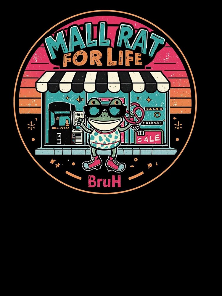 MALL RAT FOR LIFE by SoftlandingCo Unisex , , , Long Sleeve Tee
