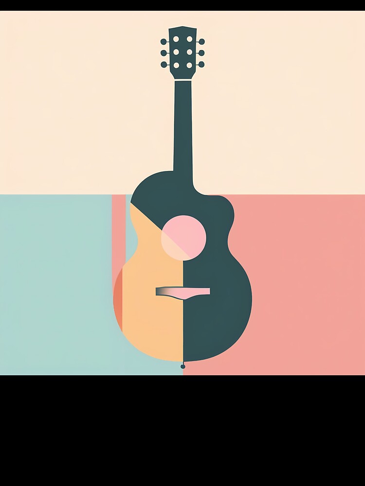 Guitar As Bauhaus Style Art by OzzFrequency