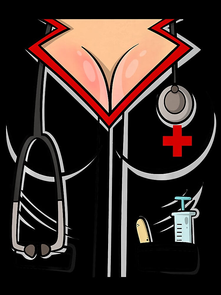Sexy Nurse Halloween Costume Premium by CubachaNeshi Unisex , , , Long Sleeve Tee