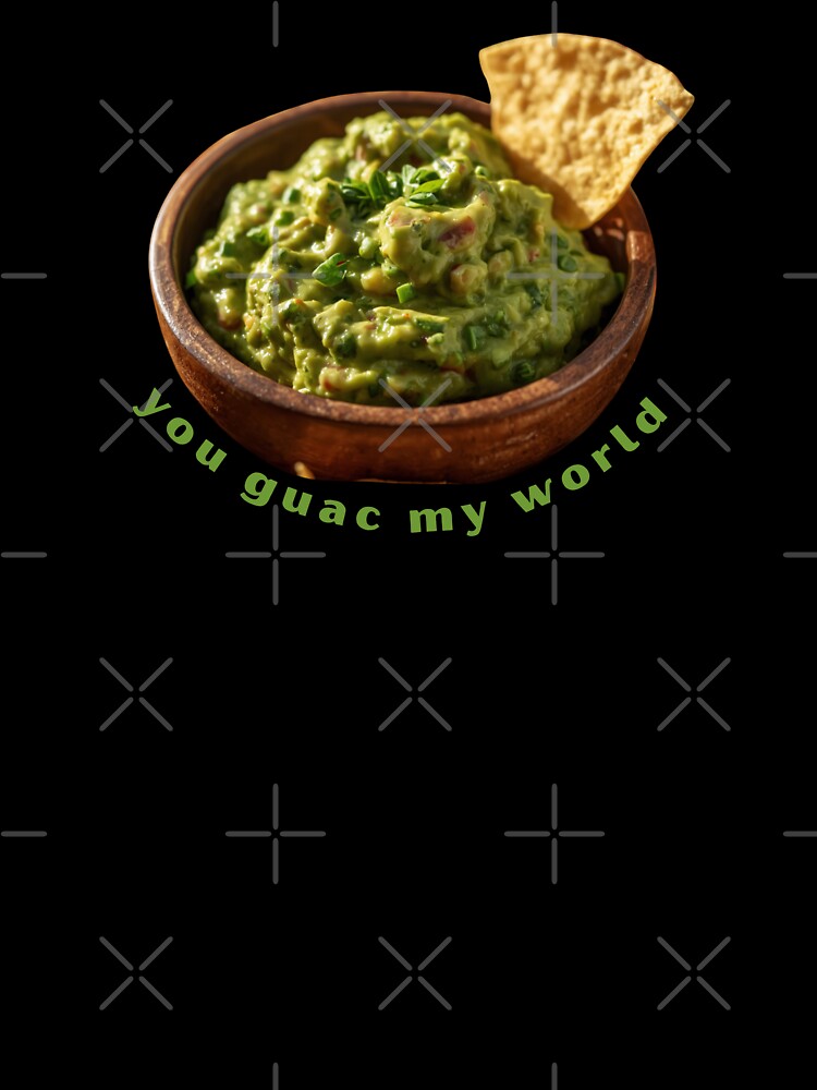 You Guac My World - Cute Pun | TeeHee Puns Funny Design by TeeHee Puns Unisex , , , Long Sleeve Tee