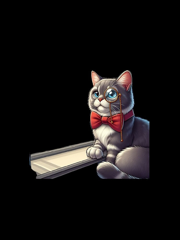 Stylish cat by Kenji11 Unisex , , , Long Sleeve Tee