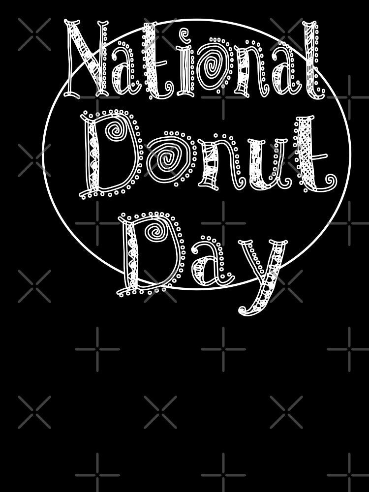 Happy National Donut Day : Gift For Parents by SalaheddineB Unisex , , , Long Sleeve Tee