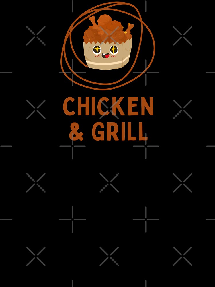 Chicken&Grill by Red-ElYoubi Unisex , , , Long Sleeve Tee
