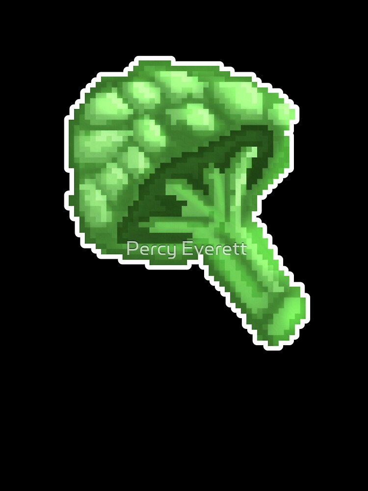Pixel Art Broccoli by Percy Everett Unisex , , , Long Sleeve Tee
