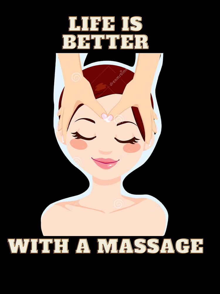 Life is better with massage by elexetyshop ⭐⭐⭐⭐⭐ Unisex , , , Long Sleeve Tee