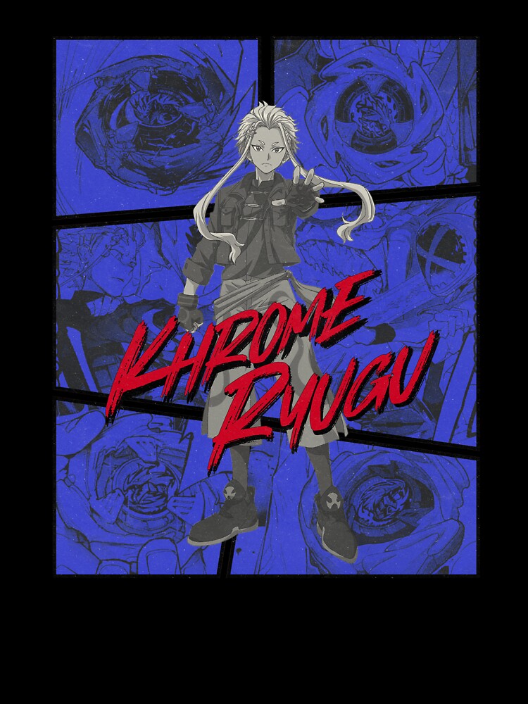 Beyblade X Khrome Ryugu by KariXXV Unisex , , , Long Sleeve Tee