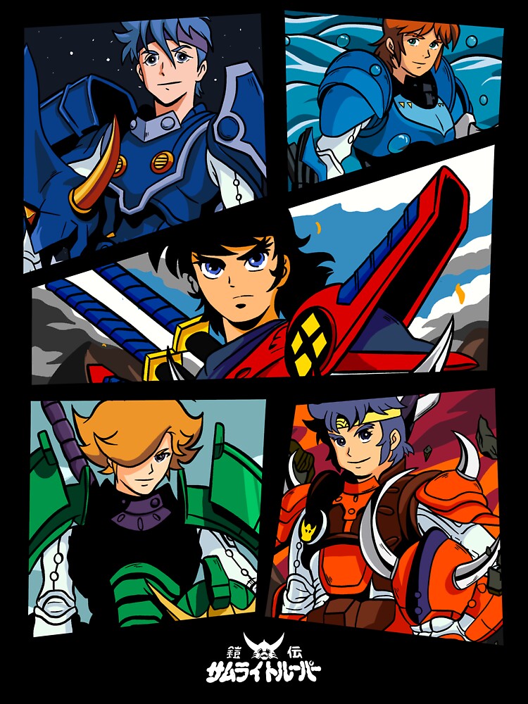 Ronin Warriors by jonesfactory Unisex , , , Long Sleeve Tee