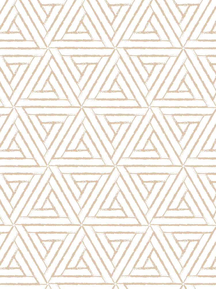 Brown and White Aztec Triangle Pattern Pairs DE 2022 Trending Color Cliff's View DEC720 by ColorOfTheYears