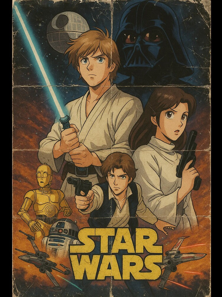 The Force Within - Anime Poster by ArtDavidAllan Unisex , , , Long Sleeve Tee