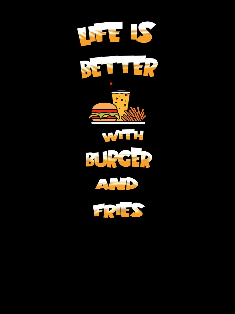 Burger Fries Cola by santoshputhran Unisex , , , Long Sleeve Tee