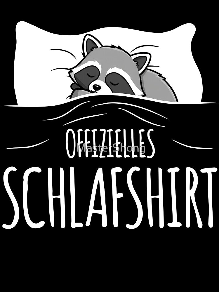Raccoon sleep shirt by MasterShong