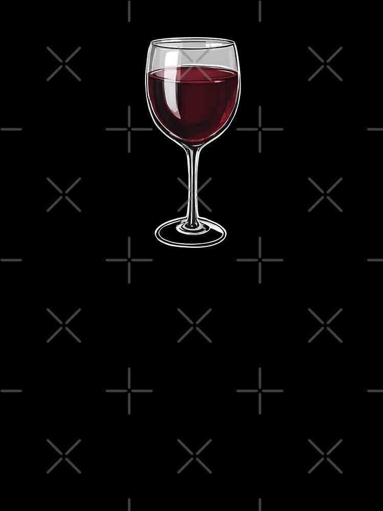 Glass of Wine by Aquillashop Unisex , , , Long Sleeve Tee