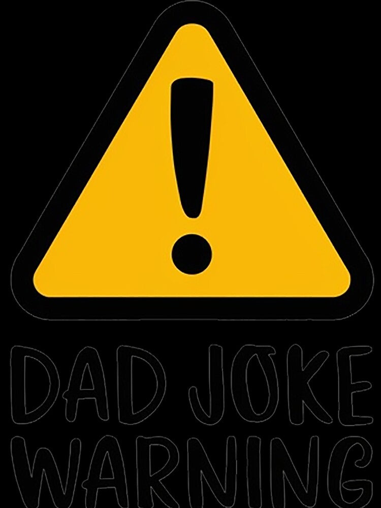 DAD JOKE WARNING by likbatonboot Unisex , , , Long Sleeve Tee