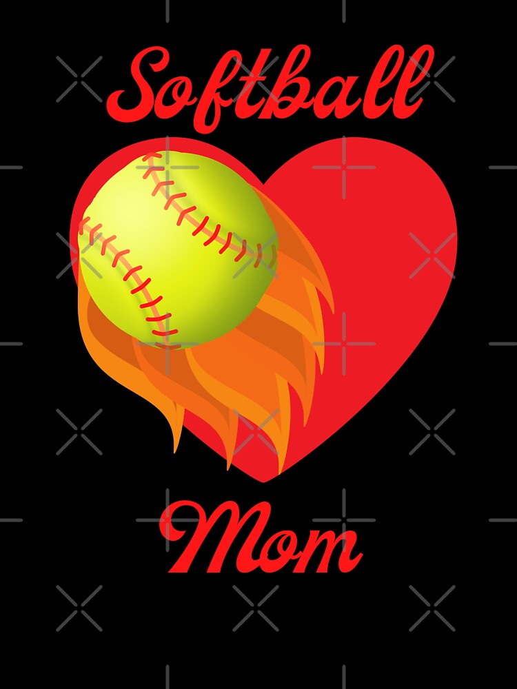 Softball Mom by 216stitches Unisex , , , Long Sleeve Tee