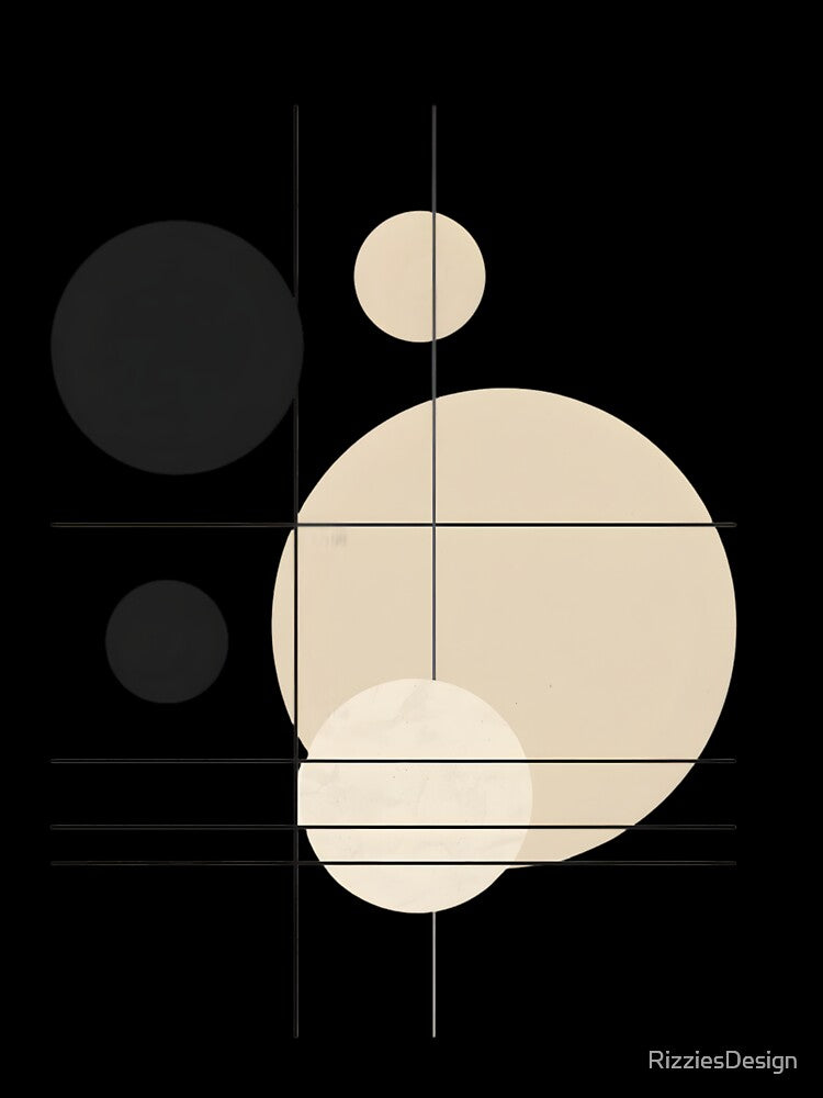 Minimalist Bauhaus Geometry by RizziesDesign