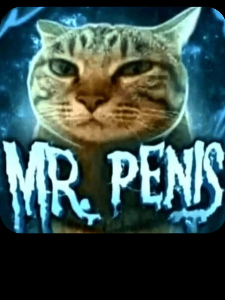Mr. Penis Cat by SkrenClothing Unisex , , , Long Sleeve Tee