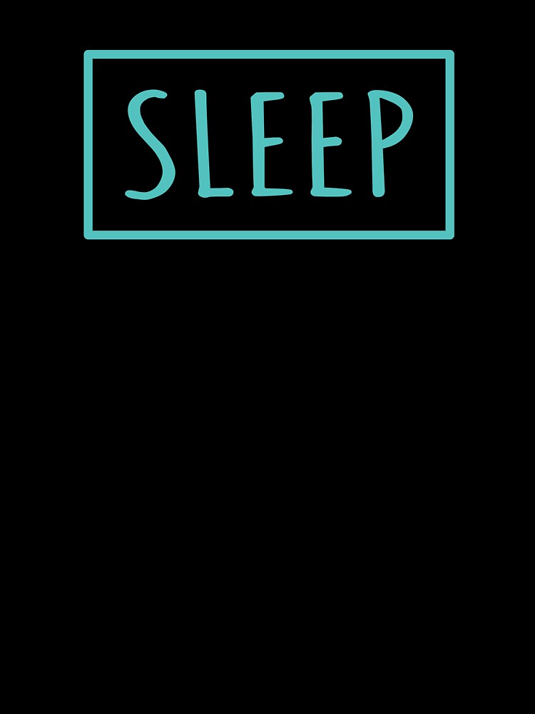 The Word - sleep - minimalist typography by LoveLifeRandom Unisex , , , Long Sleeve Tee