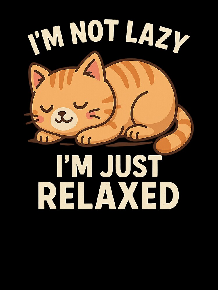 Cat relaxed by ARTS KRM Unisex , , , Long Sleeve Tee