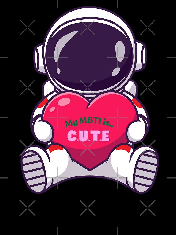 My MBTI is C.U.T.E by KapowStickers Unisex , , , Long Sleeve Tee