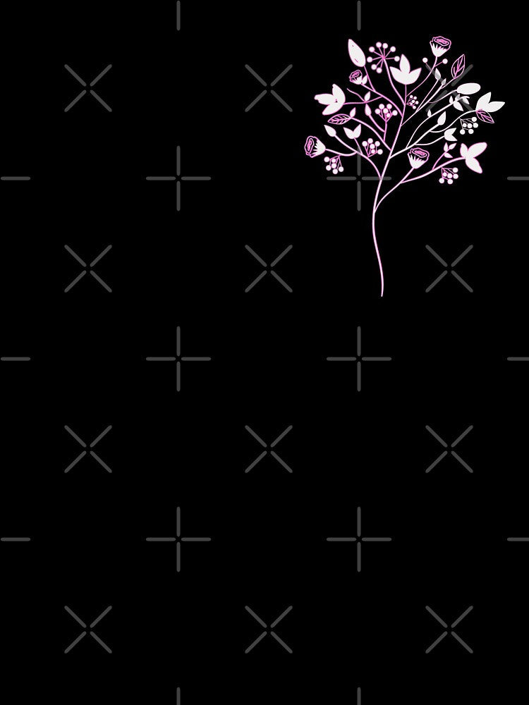 Sketched Tree - Pink by abusygirl Unisex , , , Long Sleeve Tee