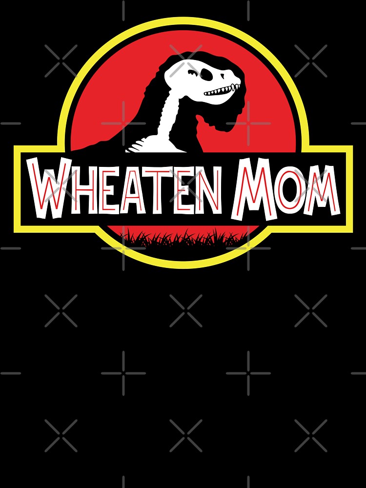 (For Bright Background) Jurassic Soft Coated Wheaten Terrier Mom by More Cute Dogs Unisex , , , Long Sleeve Tee