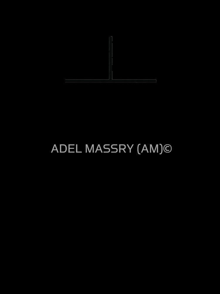 Minimal Void Square by ADEL MASSRY (AM)© Unisex , , , Long Sleeve Tee