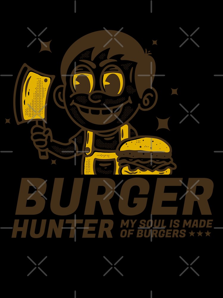 Burger Hunter by adipra Unisex , , , Long Sleeve Tee