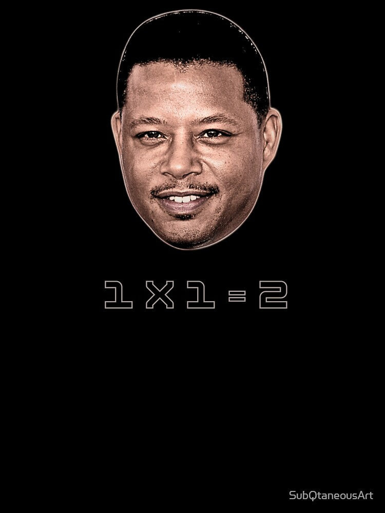 Terrence Howard 1 x 1 = 2 by SubQtaneousArt Unisex , , , Long Sleeve Tee
