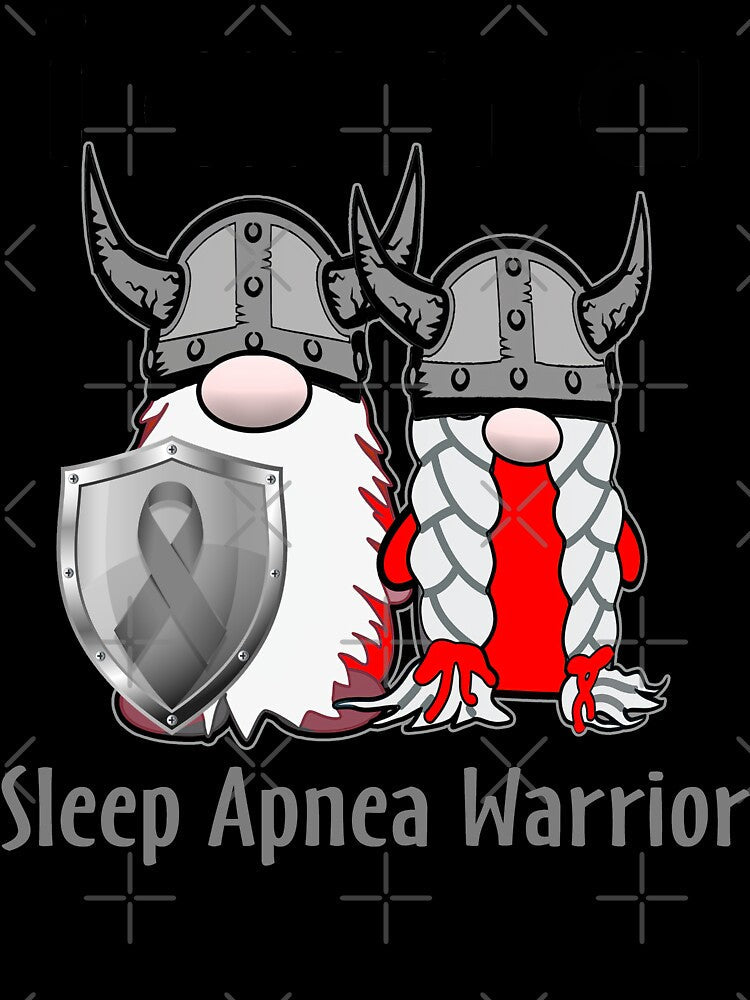 I Am A Sleep Apnea Warrior Support Sleep Apnea Fighter Gift by radianen Unisex , , , Long Sleeve Tee