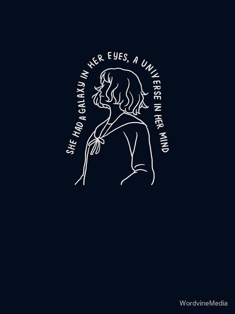 She Had A Galaxy In Her Eyes A Universe In Her Mind by WordvineMedia Unisex , , , Long Sleeve Tee